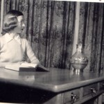 Irene at desk